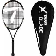 TELOON - Raqueta Tenis Adulto Aluminio Nivel Inicial Color Negro