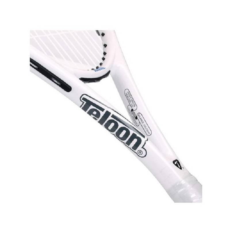 TELOON Raqueta Tenis Adulto Aluminio Nivel Inicial Color Blanco