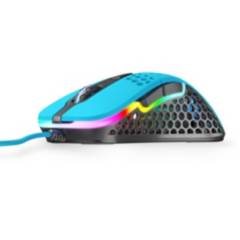 XTRFY - Mouse Gamer M4 RGB Miami Blue, RGB, 69 gramos, 6 botones