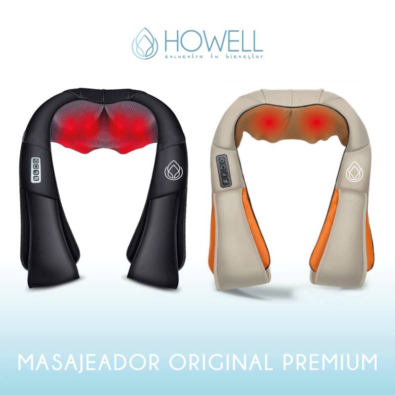 HOWELL Masajeador Profesional Hombros Cuello Espalda Relajación Spa