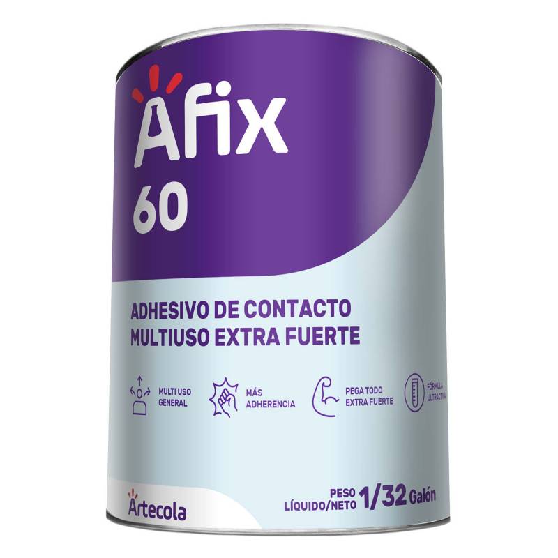AFIX - Pegamento Adhesivo De Contacto Multiuso Extra Fuerte Afix 60 1/32 gl