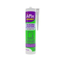 AFIX - Silicona Vidrio Y Aluminio Color Transparente