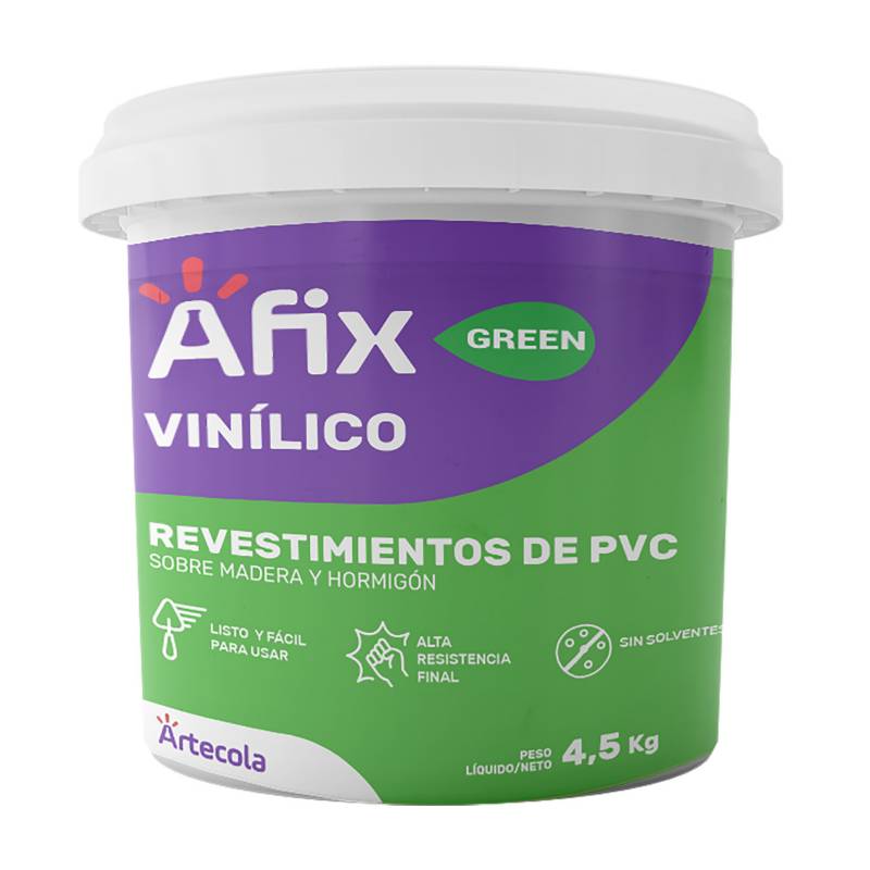 AFIX - Pegamento Adhesivo Para Revestimientos Afix Vinílico 4,5 kg