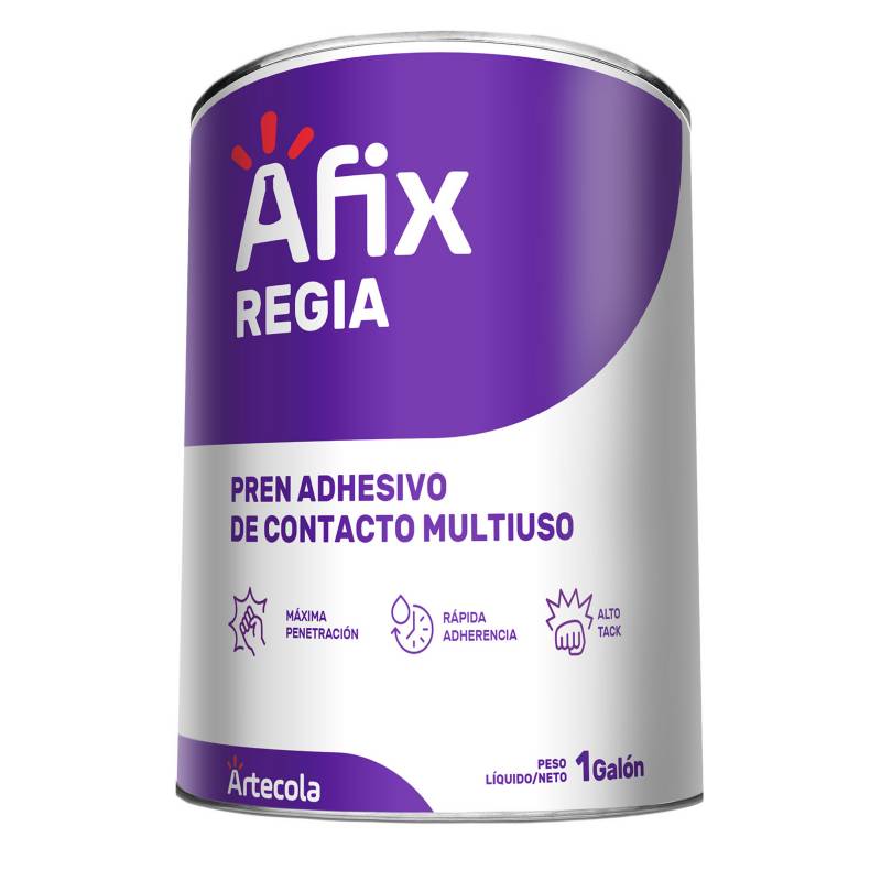 AFIX - Pegamento Adhesivo De Contacto Multiuso Afix Pren 1 Gl