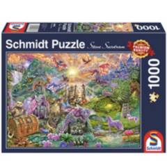SCHMIDT - Puzzle 1.000 piezas Reino de dragones