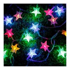 GENERICO - Luces Solares Estrella Decoración Navideña Multicolor