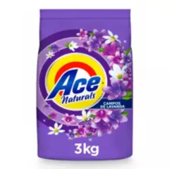ACE - Detergente en Polvo Ace Naturals Lavanda 3kg