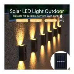 UNIVERSAL - Foco Solar Led Luz a Muro Decoración Para Jardín