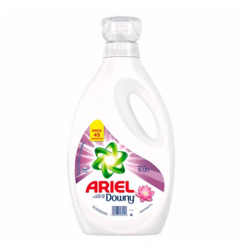 Detergente Líquido Concentrado Ariel Toque de Downy 1.8 L - Clean Queen