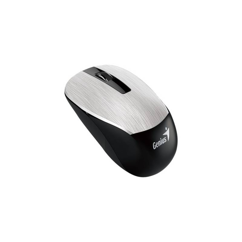 GENIUS - Mouse Genius NX-7015 Inalámbrico 1600 dpi,Dongle USB Plata GENIUS