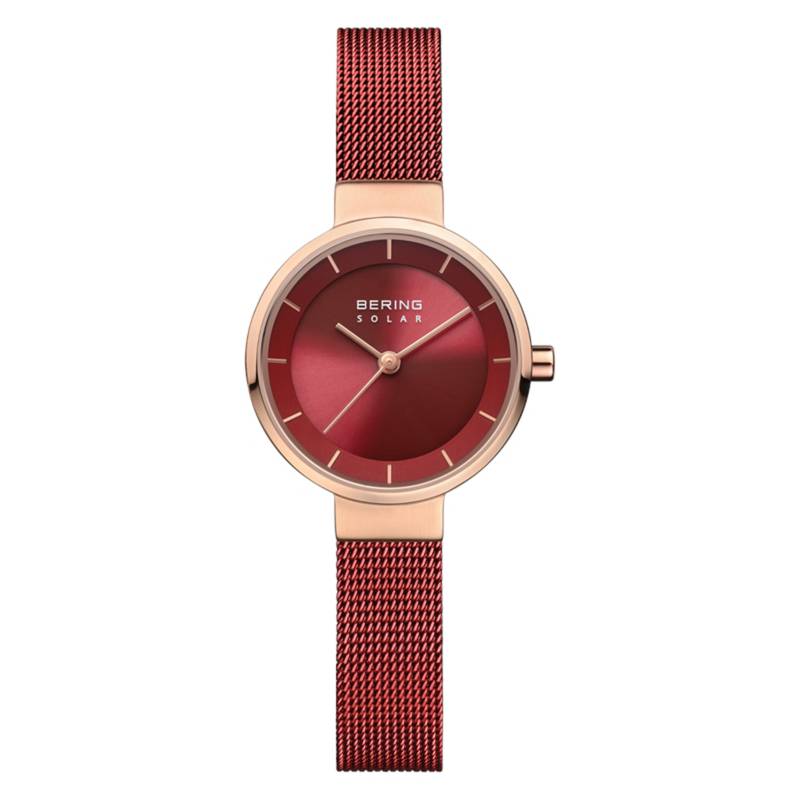 Reloj de pulsera de Bering de color Rojo Mujer Accesorios de Relojes de 