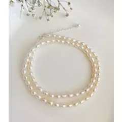JOYAS CRISOL - Collar Mujer Perlas Naturales Y Plata