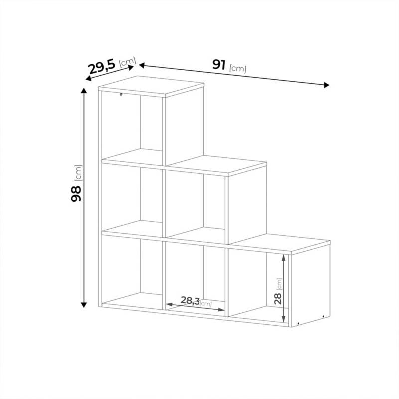 Estante Escala Color Blanco – Hyggesign