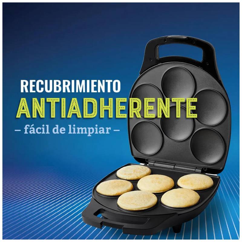 TOSTY AREPAS OSTER 6 CAVIDADES NEGRO : : Hogar y Cocina