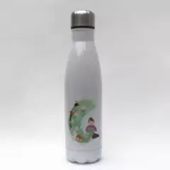 ALMA AZUL - Botella térmica de 500 ml, con imagen de Crear el mundo