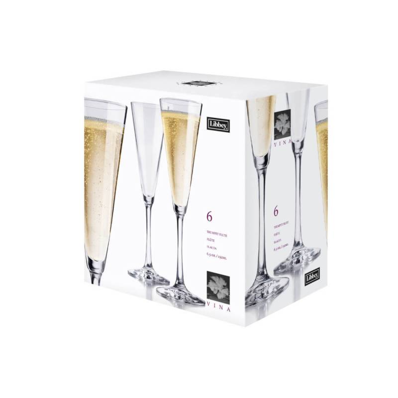 Libbey Vina - Copas de vino tinto (6 unidades)