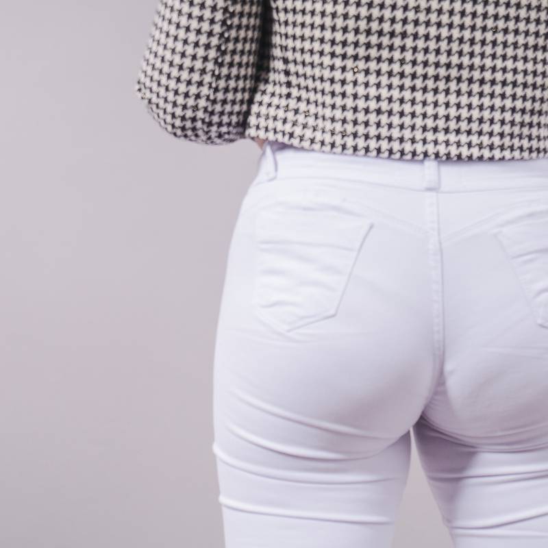 DIAMONDS Jeans alto push up Blanco | falabella.com
