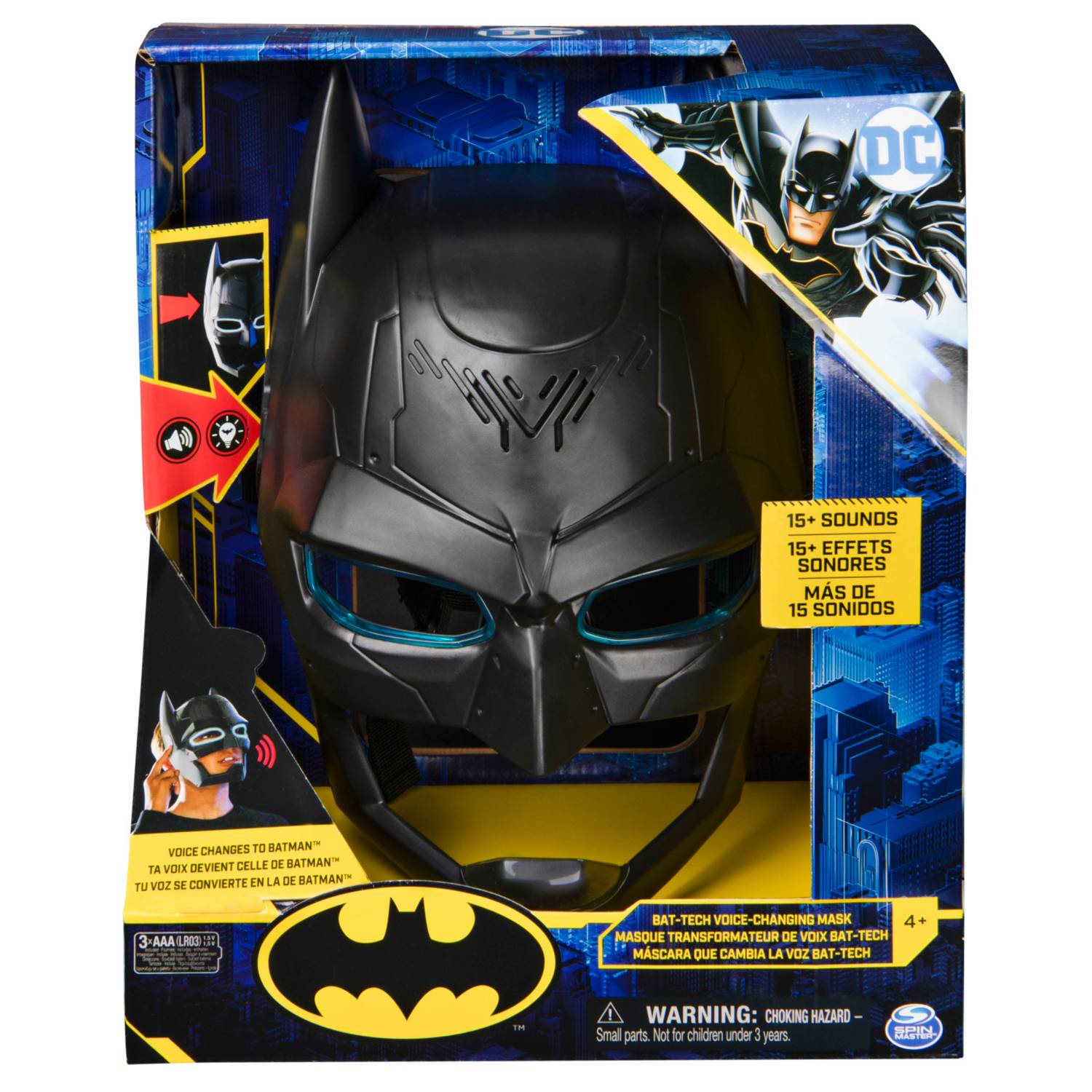 DC COMICS Mascara de Batman Cambia la Voz DC. 