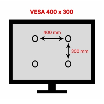 Soporte Articulado para Monitor LED y LCD de 17 “a 27” – Brasforma SBRM 714  – Brasforma