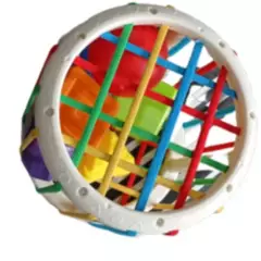 GENERICO - juego de encaje forma circular mas dos pelotas sensoriales