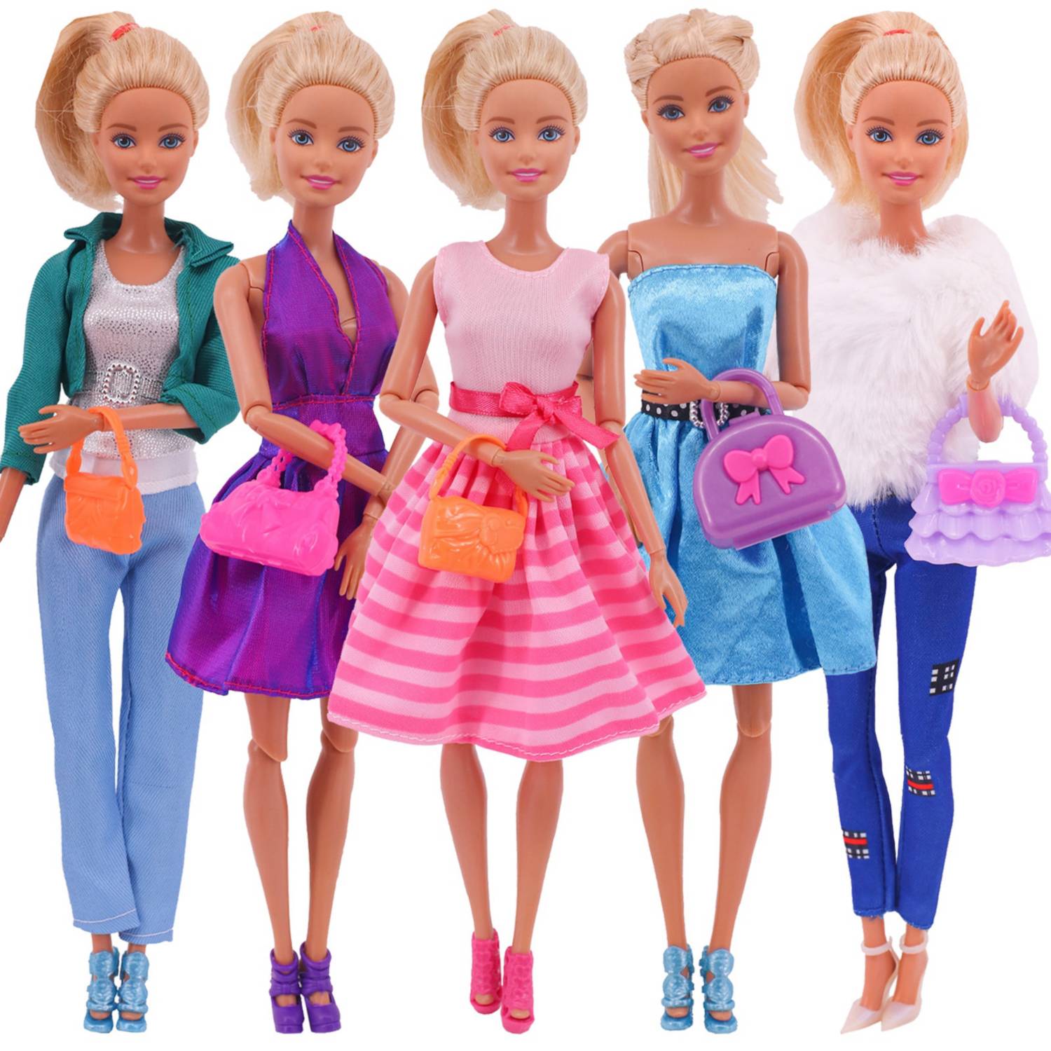Evolucionar conveniencia constantemente GENERICO Ropa para muñeca - 5 prendas - para Barbie y otras | falabella.com