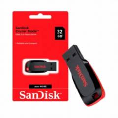 SANDISK - Pendrive 32GB USB 2.0 Cruzer Blade Pend32GB