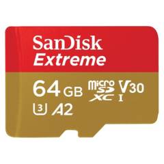 SANDISK - Tarjeta de Memoria Micro SD 64 GB Sandisk Extreme
