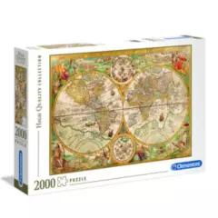 CLEMENTONI - Puzzle 2000 piezas Mapa Antiguo