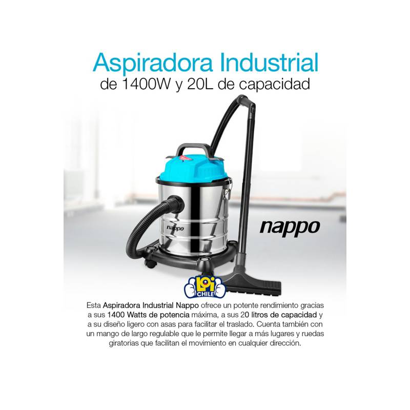 NAPPO Aspiradora Portatil 1000w Nappo Filtro HEPA Lavable 2 en 1 NAPPO