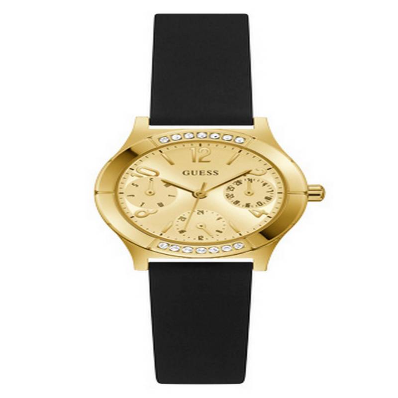 GUESS - Reloj Guess Piper Elegant Gold Tone Negro