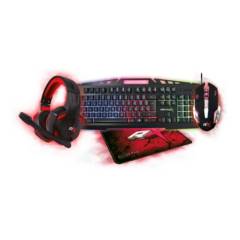 REPTILE X - kit gamer 4 en 1mouse,mouse pad,teclado y audifonos