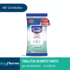 CLOROX - Toallitas Desinfectantes Clorox Expert Fresco 60 Un