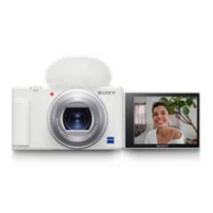 SONY - Cámara Vloggger Compatibilidad 4k Zv-1 Blanco