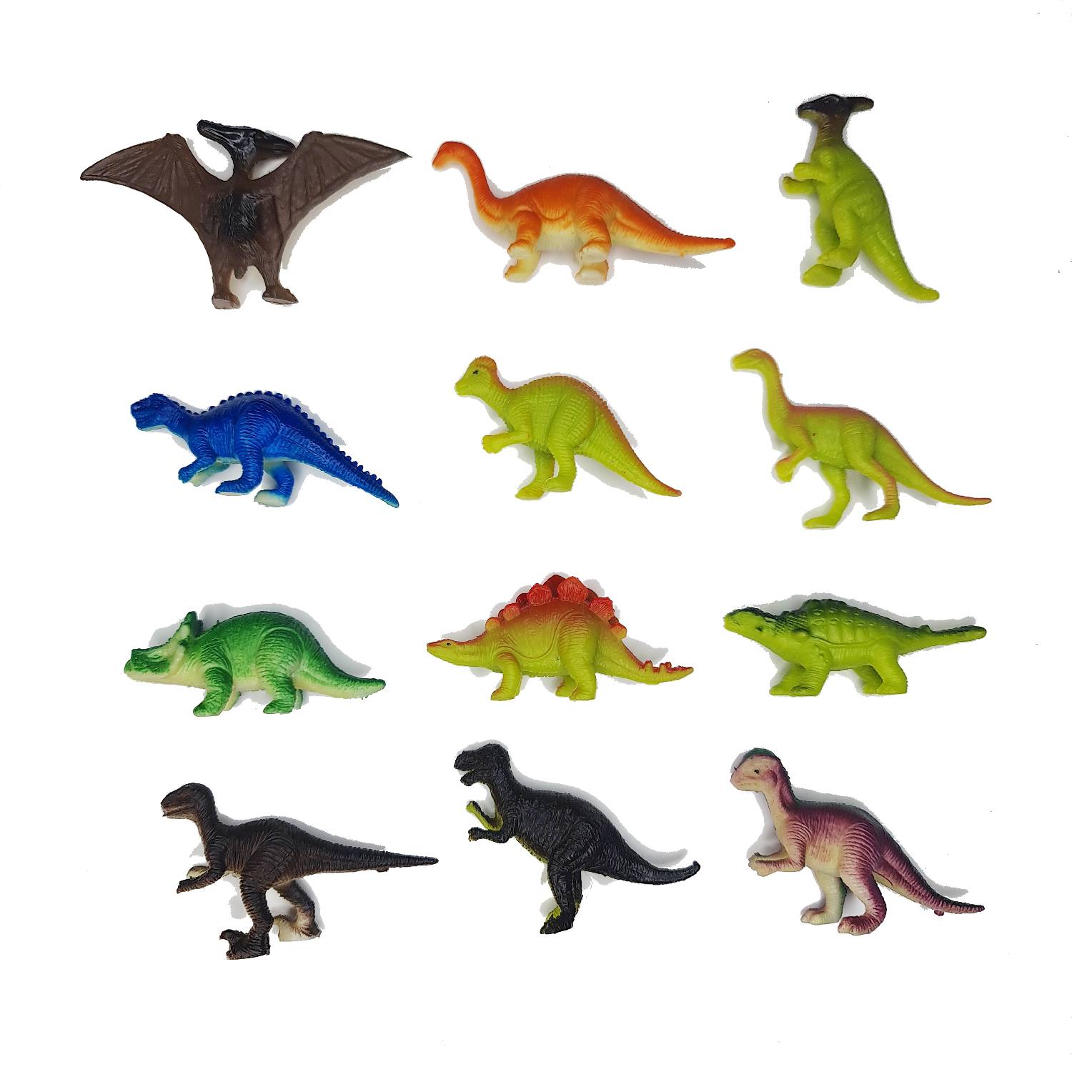 BIGBAMSPACE Dinosaurios Juguetes Realistas Figuras Neón Grandes