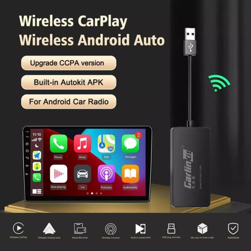 Comprar Apple Carplay inalámbrico Android Auto Smart Link USB