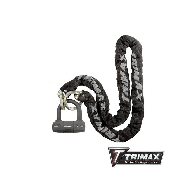 TRIMAX SPORTS - Cadena y Candado de Seguridad Anti-napoleón Neumático repuesto