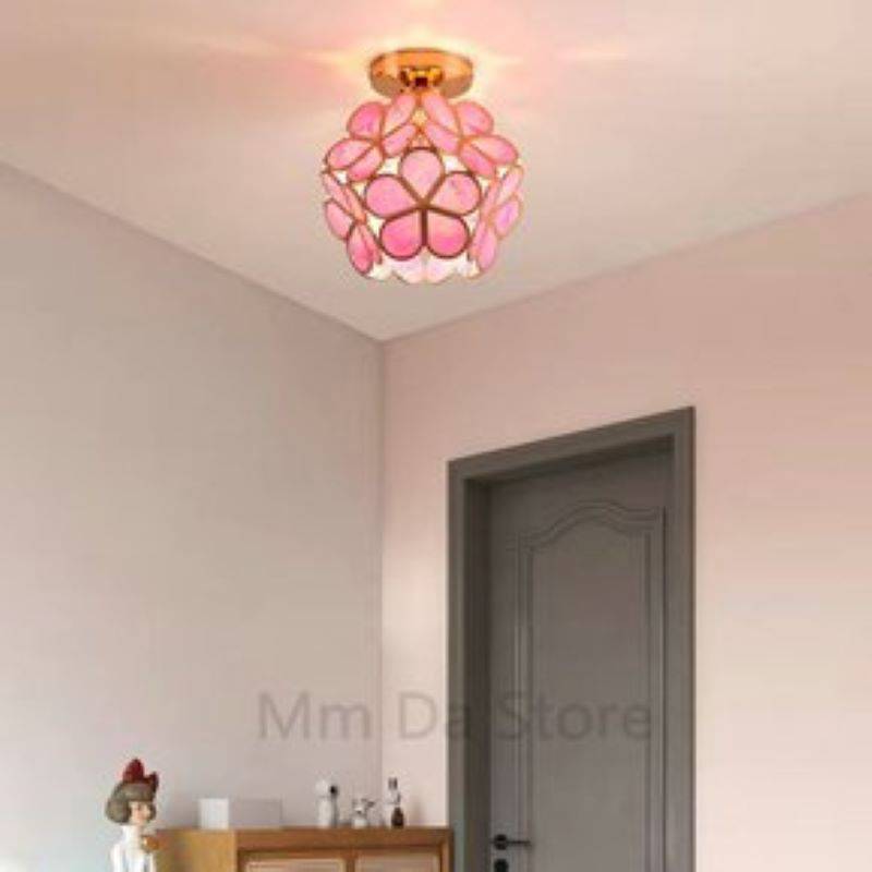GENERICO - Lámpara de techo led de pétalo de sala de estar de pasillo moderno D4