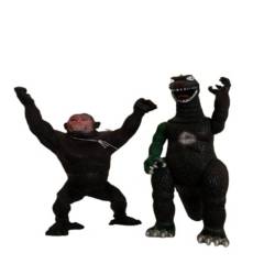 BIGBAMSPACE - Juguetes de Dinosaurios King Kong vs Godzilla
