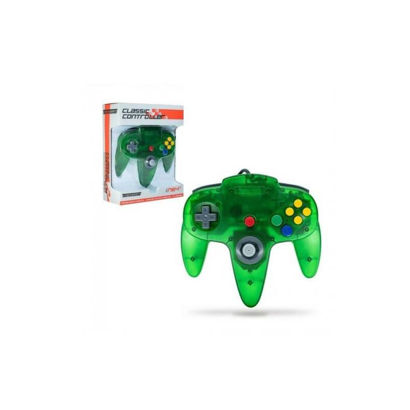 NINTENDO - Control Nintendo 64 Verde Transparente - Teknogame - Sniper