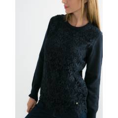 CACHAREL - Sweater Cacharel Flori Marino