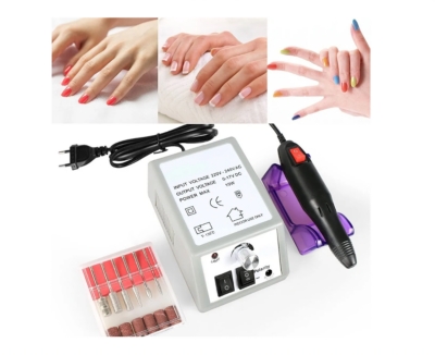 Torno profesional eléctrico para manicure y pedicure incluye brocas