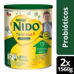 NIDO - Leche en polvo NIDO Forticrece Probiótico 1560g X2