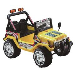 TALBOT - Vehículo Infantil Jeep Doble Asiento Amarillo