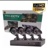CCTV - Kit Cctv 4 Canales Full HD 1080p P2p Seguridad.