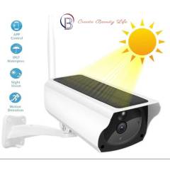GENERICO - Cámara exterior solar ip wifi seguridad 1080p full hd