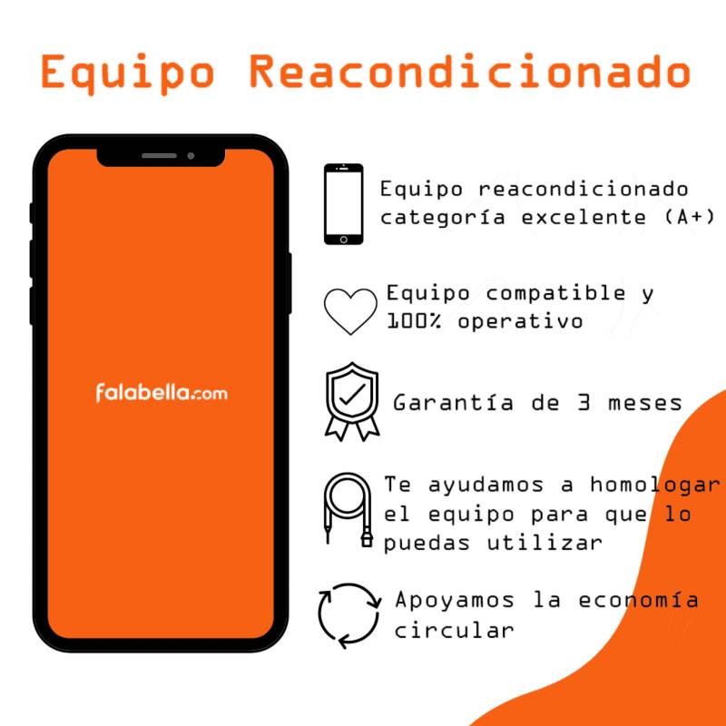 REACONDICIONADO Celular Apple iPhone XR 64GB - Negro