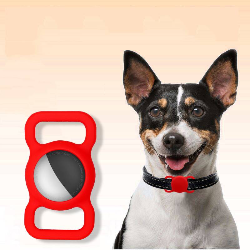 NILLKIN Funda para Collar Mascotas AirTag - Perro Gato / Naranjo
