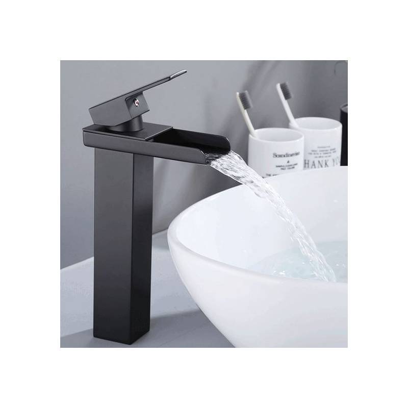 HOME NEAT - Llave mezcladora monomando manerales lavabo grifo baño 30cm