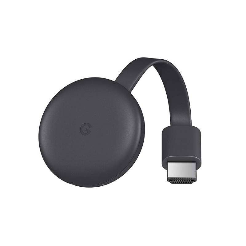 GOOGLE - Reproductor de Streaming Google Chromecast 3ra Gen Negro