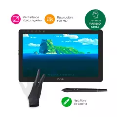 PARBLO - Tableta Gráfica Monitor Parblo Coast16 Pro con Guante